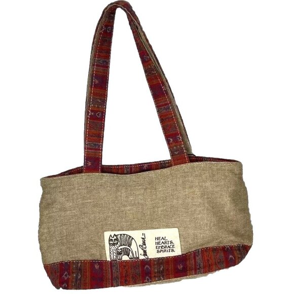 Laurel Burch Cotton Cat Purse Sun N' Sand Spirit Cats - Picture 5 of 13